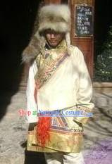 Traditional Tibetan Clothing and Hat for Men