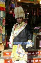 Traditional Chinese Classical Tibetan Male Clothing and Hat