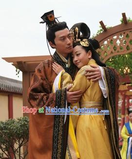 Ancient Chinese Couple Outfit for Men and Women