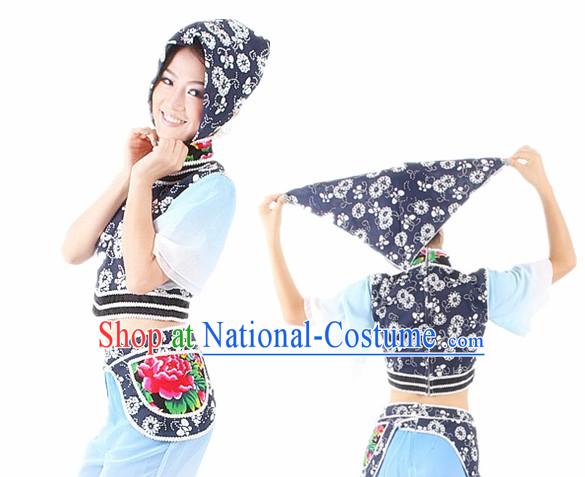 Traditional Chinese Han Ethnic Dance Costume for Women