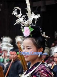 Traditional Chinese Miao Hair Accessories for Women