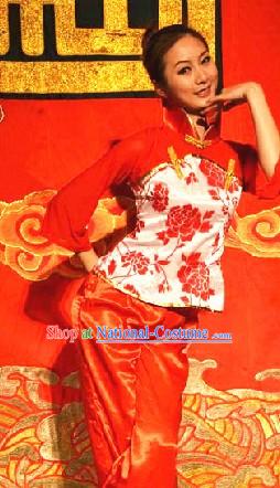 Traditional Chinese Han Minority Dance Costume for Women