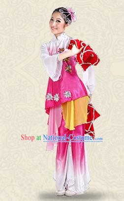 Chinese Classical Dance Costume and Headpieces for Women