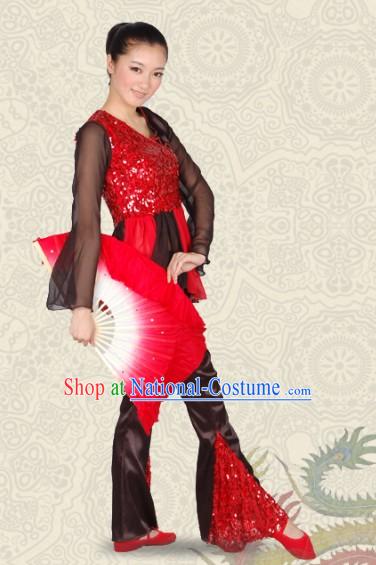 Modern Fan Dance Costumes for Women