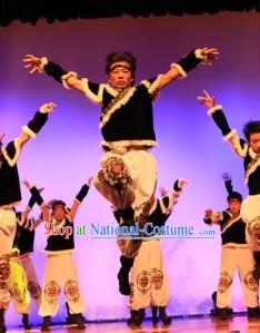 Mongolian Minority Dance Costumes for Men