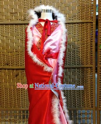 Traditional Chinese Zhao Jun Chu Cai Clothes Outfit Complete Set for Women