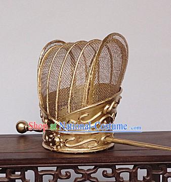 Ancient Chinese Qin and Han Dynasty Golden Coronet