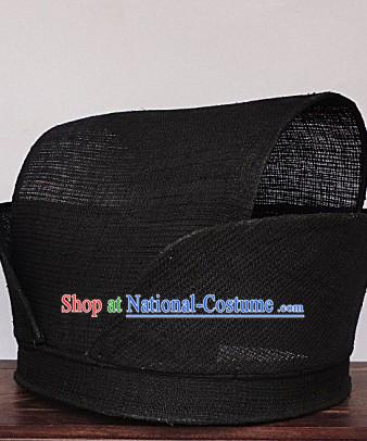 Ancient Chinese Qin and Han Dynasty Black Hat for Men