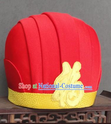 Ancient Chinese Fortune God Hat for Men