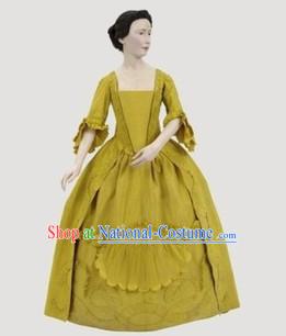 Traditional European Royal Court Palace Noblewoman Clothing