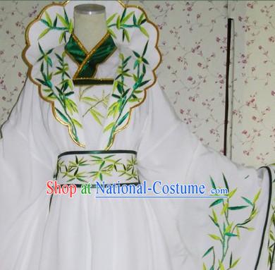 Ancient Chinese Legend Guanyin Clothes Complete Set for Women