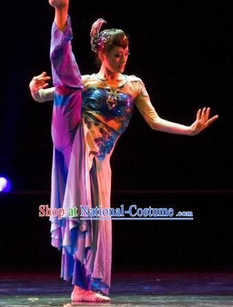 Ancient Chinese Classical Dance Dress Complete Set for Women