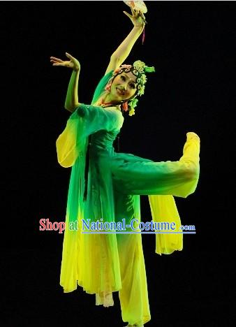 Ancient Chinese Classical Dance Suit Complete Set for Women