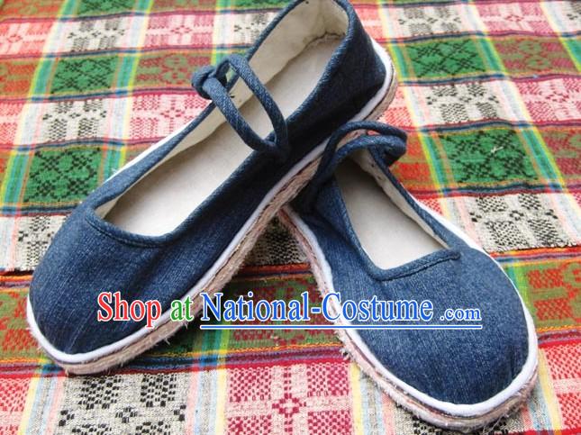 Old China Time All Handmade Chinese Thick Sole Cotton Shoes