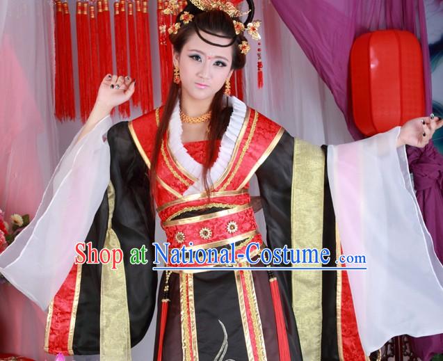 Ancient Chinese Tang Dynasty Princess Clothes Complete Set for Women