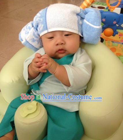 Traditional Ancient Chinese Birthday Clothes for Babies