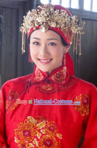 Ancient Chinese Wedding Headwear for Brides