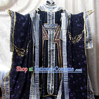 Ancient Chinese Emperor Dress Cosplay Complete Set for Men