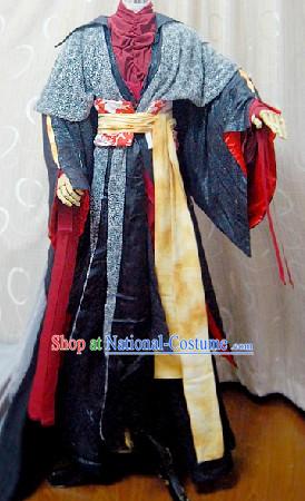 Ancient Chinese Desert Sworman Cosplay Costumes Complete Set