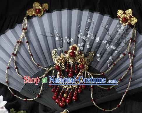 Ancient Chinese Handmade Hair Accessories with Long Tassels