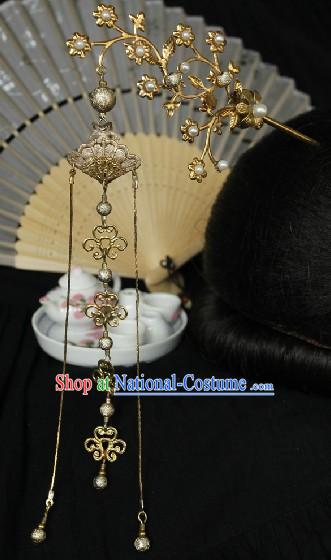 Ancient Chinese Handmade Plum Blossom Hairpins