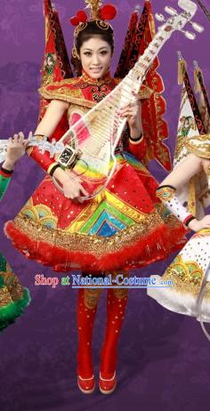 2013 New Style Peking Opera Type Dance Costumes and Hair Accessories for Women