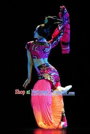 Traditional Chinese Solo Dance Costume for Women