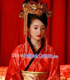 Chinese Wedding Ceremony Phoenix Hat for Women