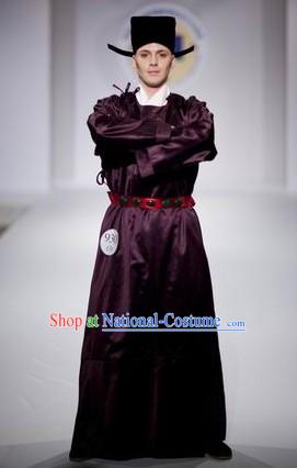 Ancient Chinese Tang Dynasty Male Clothes Complete Set