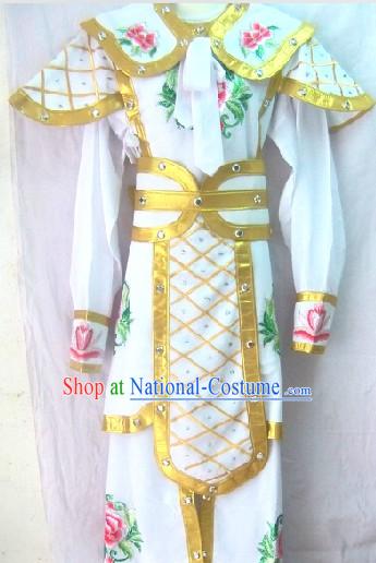 Traditional Chinese Opera Hua Dan Armor Stage Performance Costumes for Women