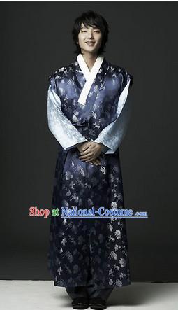 Lee Jun Ki Traditional Korean Hanbok Clothing Complete Set for Men