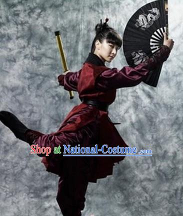 Hong Gil Dong Ancient Korean Swordwoman Costumes for Women