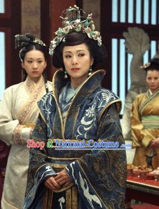 Phoenix and Peony Television Drama High Collar Empress Costumes Complete Set