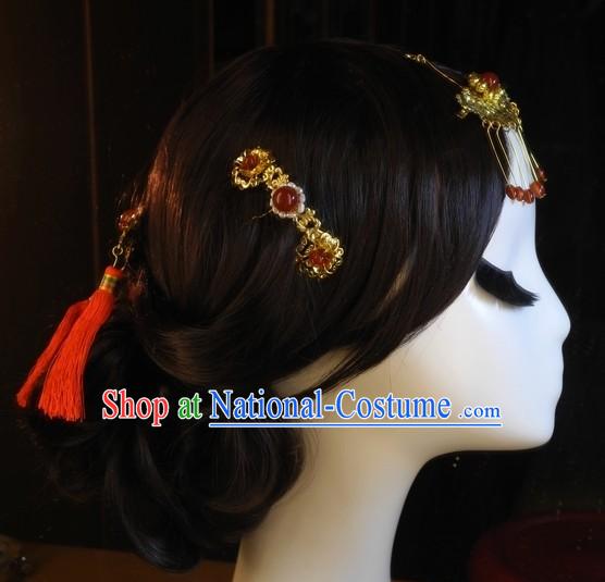 Traditional Chinese Hair Accessories for Weddings and Formal Occasions