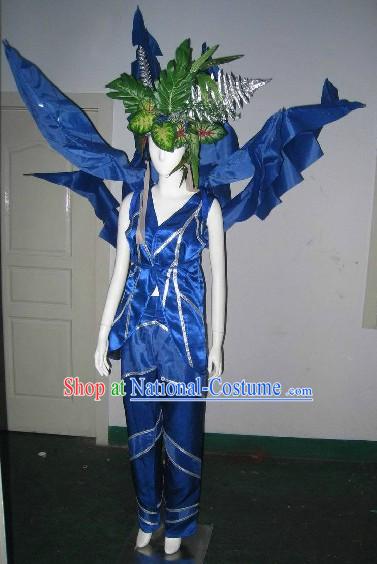 Traditional Chinese Modern Forest Dance Costumes Complete Set