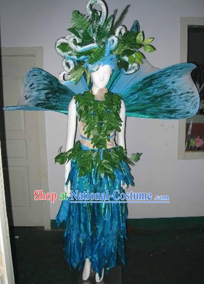 Model Stage Performance Dance Costumes Complete Set for Women