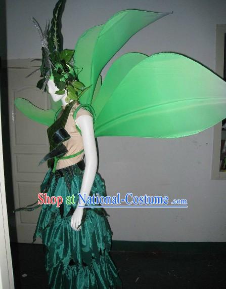 Forest Angel Model Costumes and Headdress Complete Set