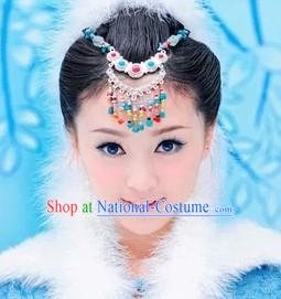 Traditional Chinese Forehead Headdress Set