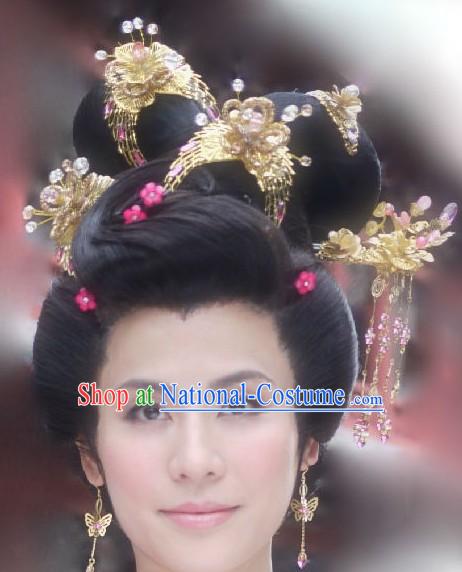 Traditional Chinese Princess Phoenix Accessories and Earrings Necklace Complete Set