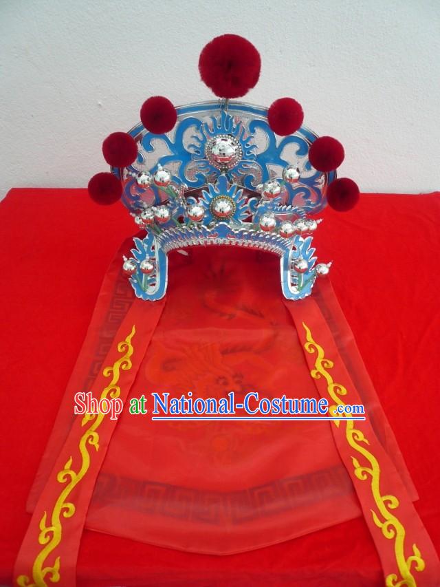 Traditional Chinese Opera Stage Performance Mulan Helmet