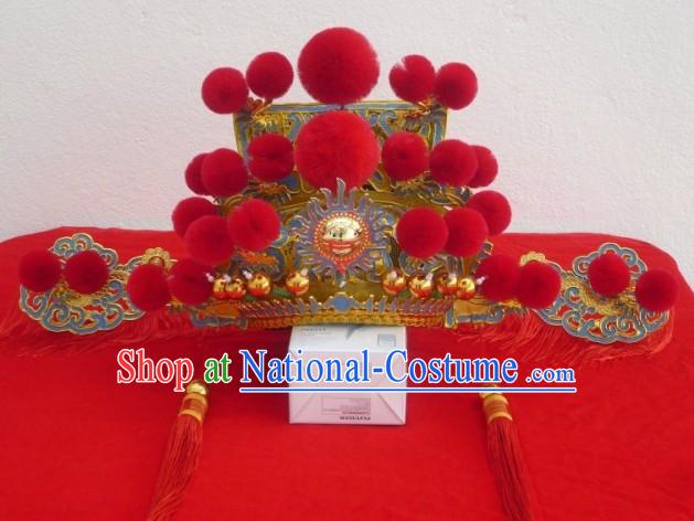 Traditional Chinese Festival Ceremonial Celebration Cai Shen Hat