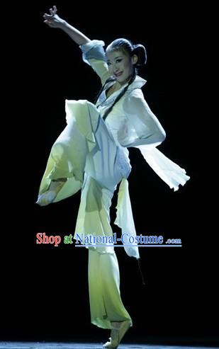 Chinese Classical Dance Costumes Complete Set for Women