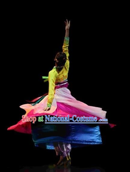 Traditional Korean Dance Costumes Complete Set for Women