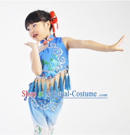 Asian Festival Celebration Dancing Costume for Kids