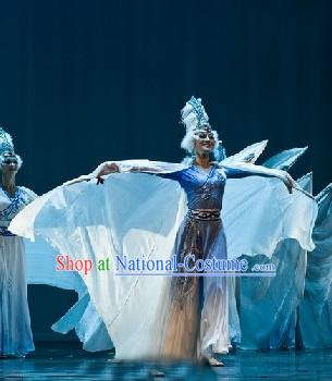 Swan Dance Costumes and Headdress Complete Set for Women