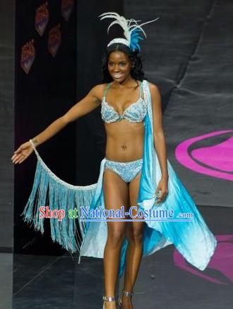 Aruba National Costume and Headwear Complete Set for Women