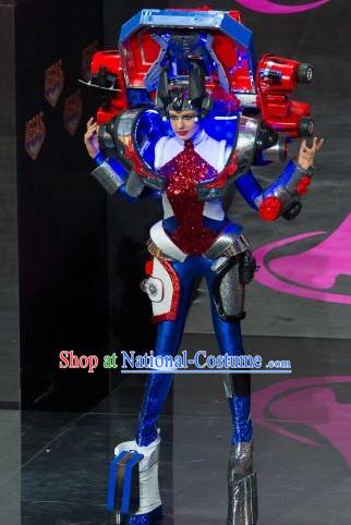 USA Costume and Headwear Complete Set for Women