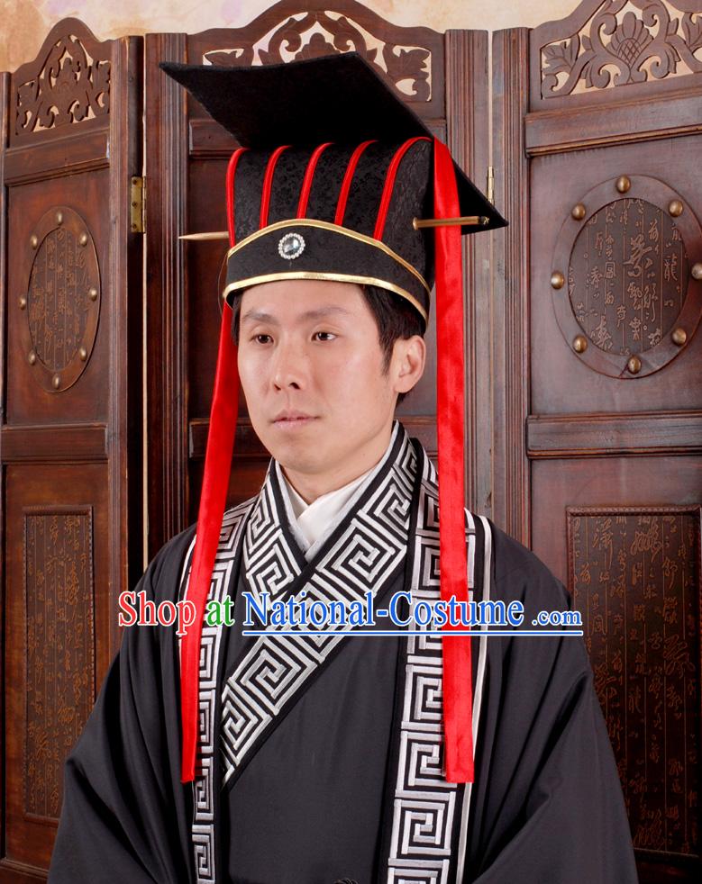 Chinese Emperor Clothing and Hat Complete Set for Men