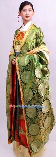 Chinese Traditional Costume Hanfu Complete Set for Women