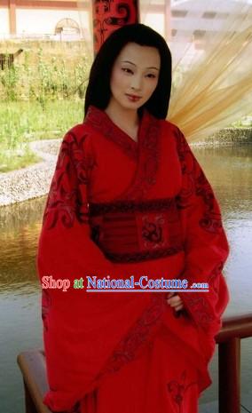 Chinese Han Dynasty Traditional Clothing for Women